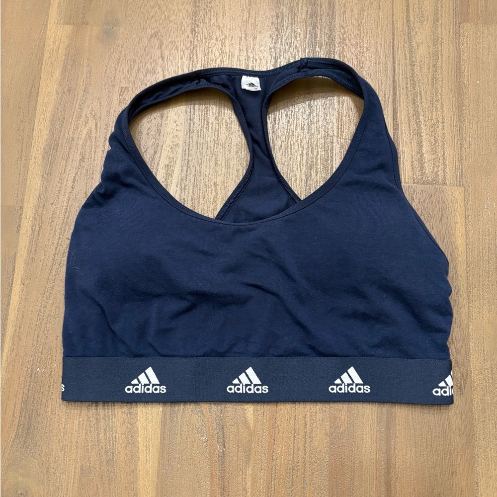 Adidas Women's Dark Blue Sports Bra